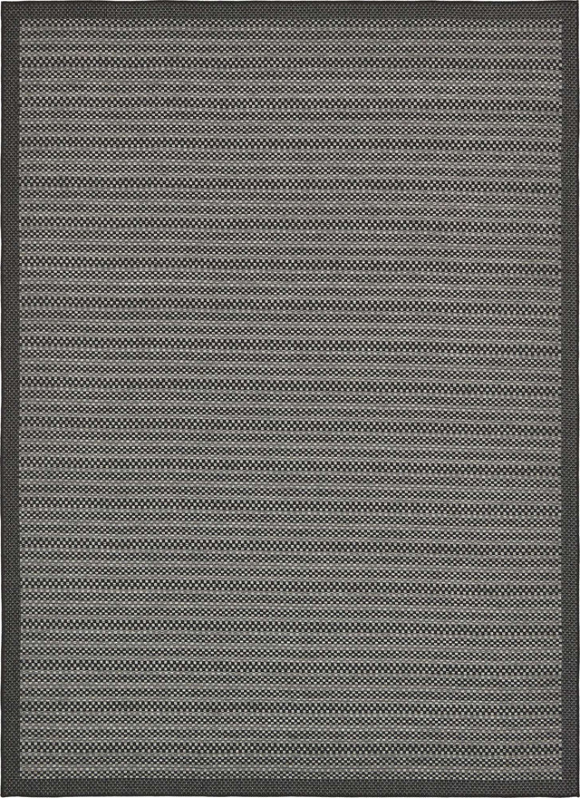 Gray 8' x 11' 4 Outdoor Border Rectangle Area Rug Weather Resistant for Patio, Deck, Terrace, Balcony, Porch 100% Polypropylene Classic Bordered Carpet for Sale at Rug Engine