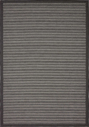 Gray 6' x 9' Outdoor Border Rectangle Area Rug Weather Resistant for Patio, Deck, Terrace, Balcony, Porch 100% Polypropylene Classic Bordered Carpet for Sale at Rug Engine