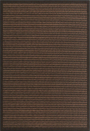 Brown 8' x 11' 4 Outdoor Border Rectangle Area Rug Weather Resistant for Patio, Deck, Terrace, Balcony, Porch 100% Polypropylene Classic Bordered Carpet for Sale at Rug Engine