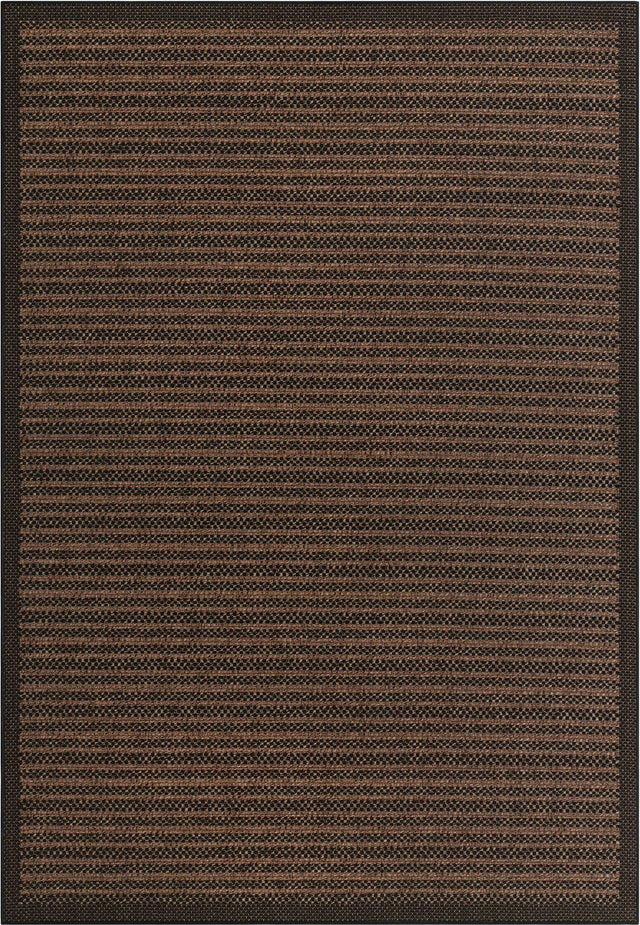 Brown 8' x 11' 4 Outdoor Border Rectangle Area Rug Weather Resistant for Patio, Deck, Terrace, Balcony, Porch 100% Polypropylene Classic Bordered Carpet for Sale at Rug Engine