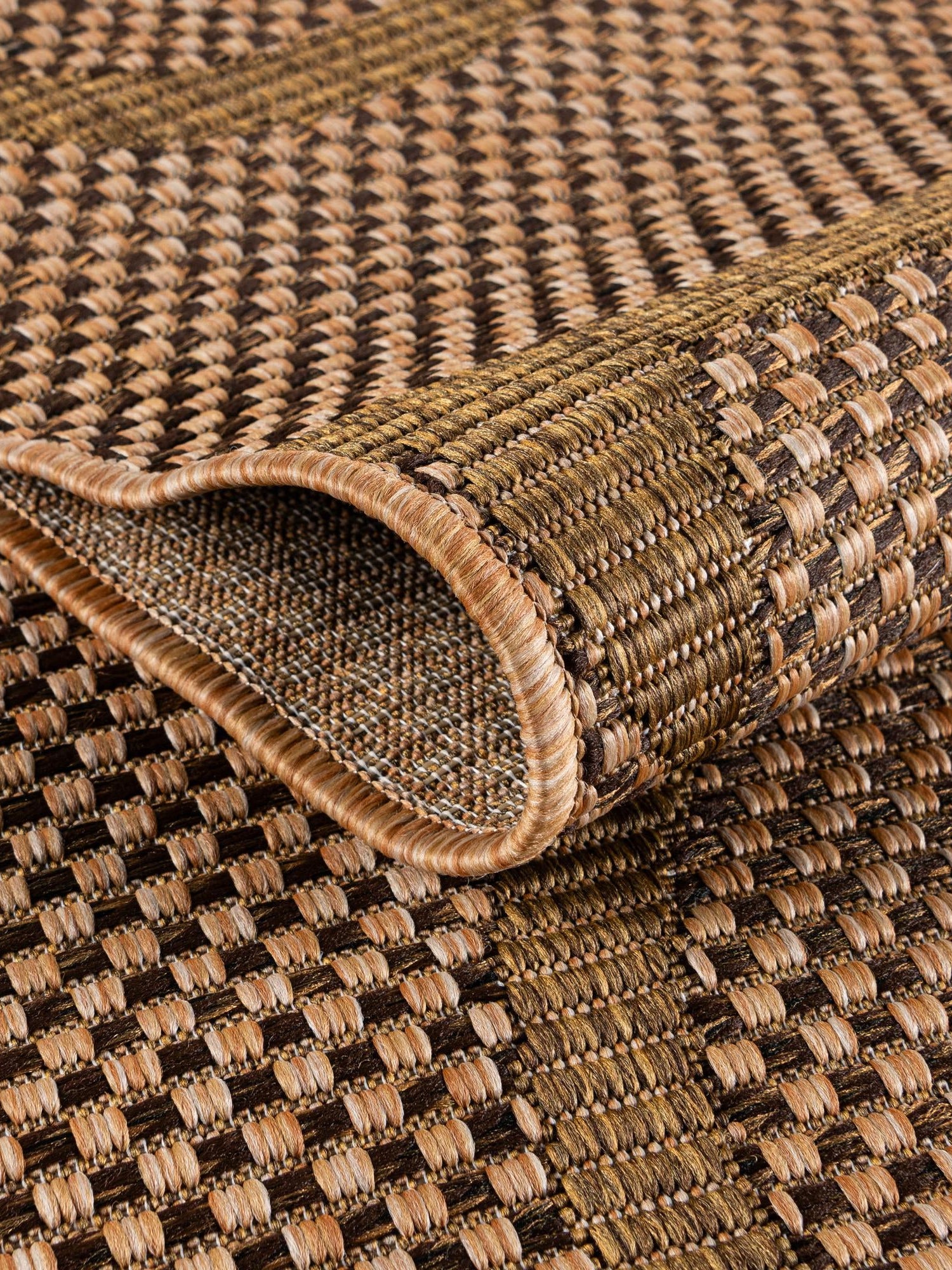Light Brown 5' x 8' Outdoor Botanical Rectangle Area Rug Weather Resistant for Patio, Deck, Terrace, Balcony, Porch Polypropylene Garden Floral Tropical Carpet for Sale at Rug Engine