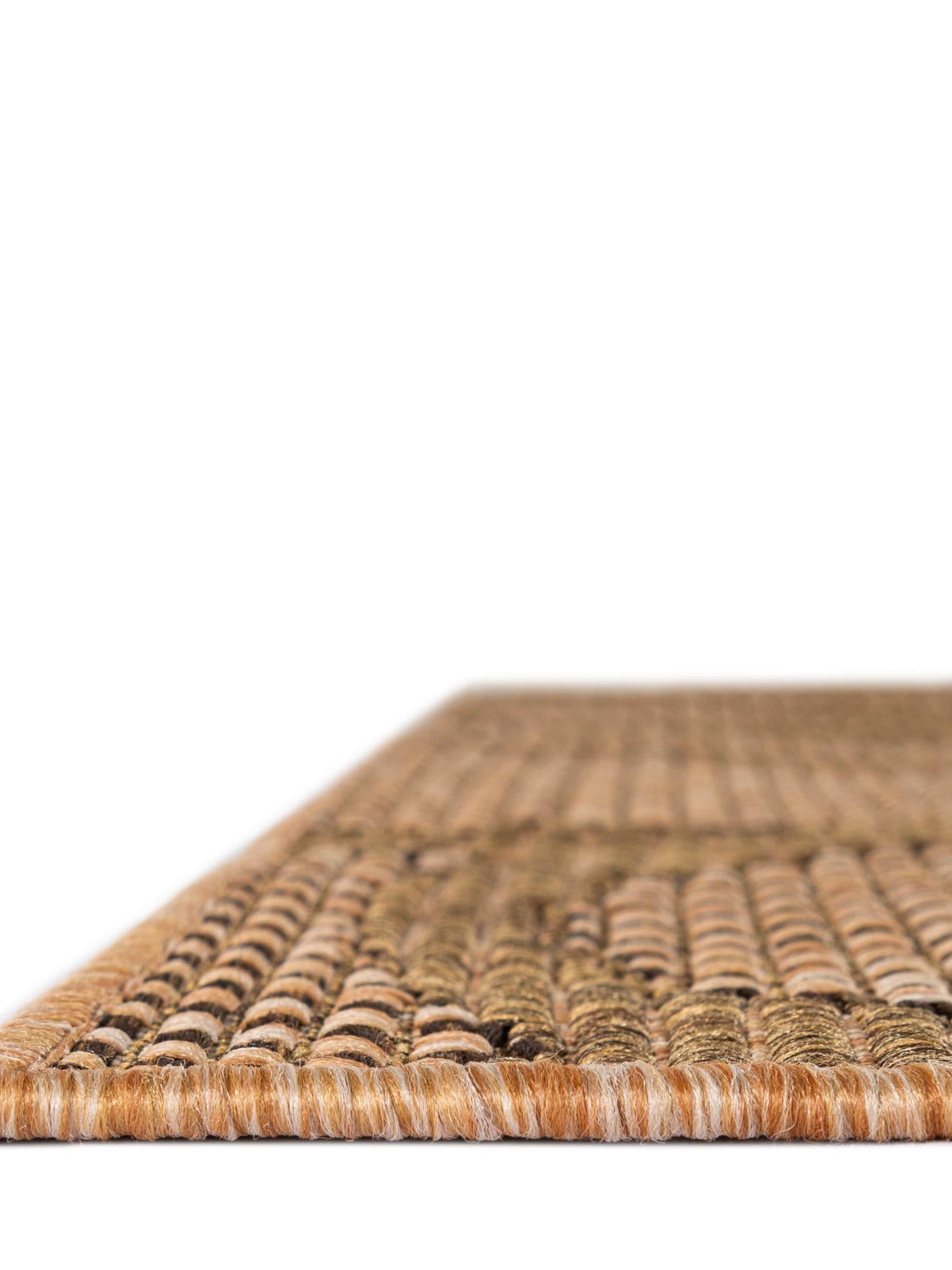 Light Brown 4' x 6' Outdoor Botanical Rectangle Area Rug Weather Resistant for Patio, Deck, Terrace, Balcony, Porch Polypropylene Garden Floral Tropical Carpet for Sale at Rug Engine