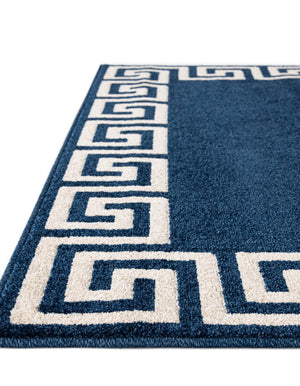 Navy Blue 8' x 8' Athens Square Rug
