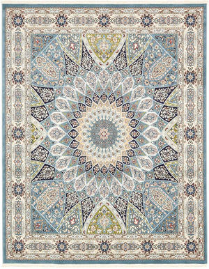 Blue 8' x 10' Narenj Rectangle Rug