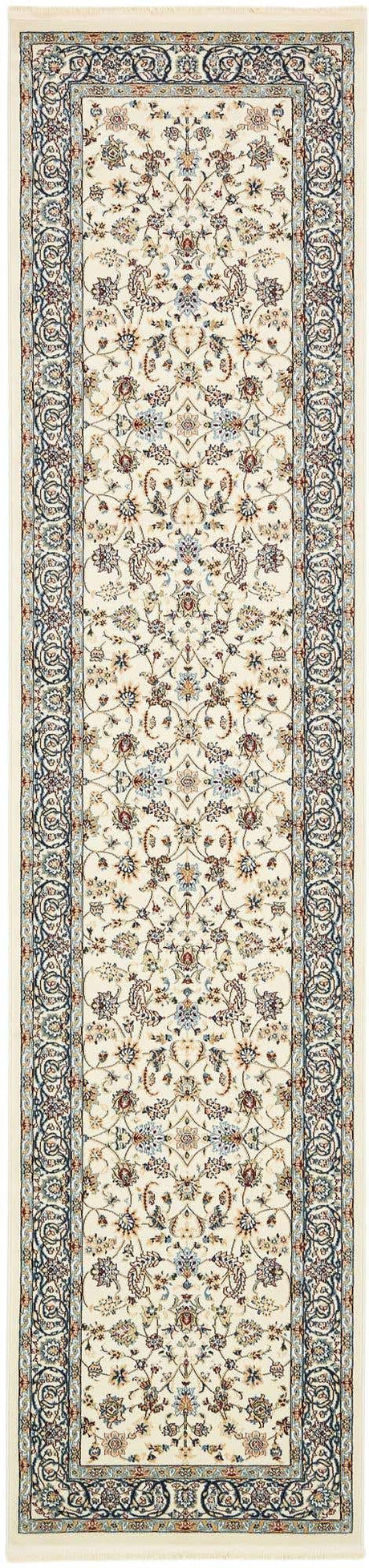 Ivory 2' 11 x 13' 1 Narenj Runner Area Rug 85% Polypropylene & 15% Polyester Traditional Classic Carpet for Living, Dining, Bedrooms, Office for Sale at Rug Engine