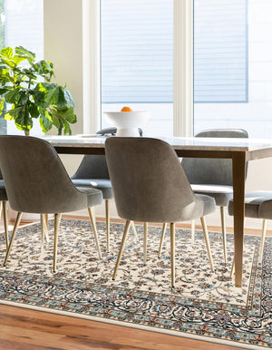 Ivory 3' 1 x 5' 3 Narenj Rectangle Area Rug 85% Polypropylene & 15% Polyester Traditional Classic Carpet for Living, Dining, Bedrooms, Office for Sale at Rug Engine