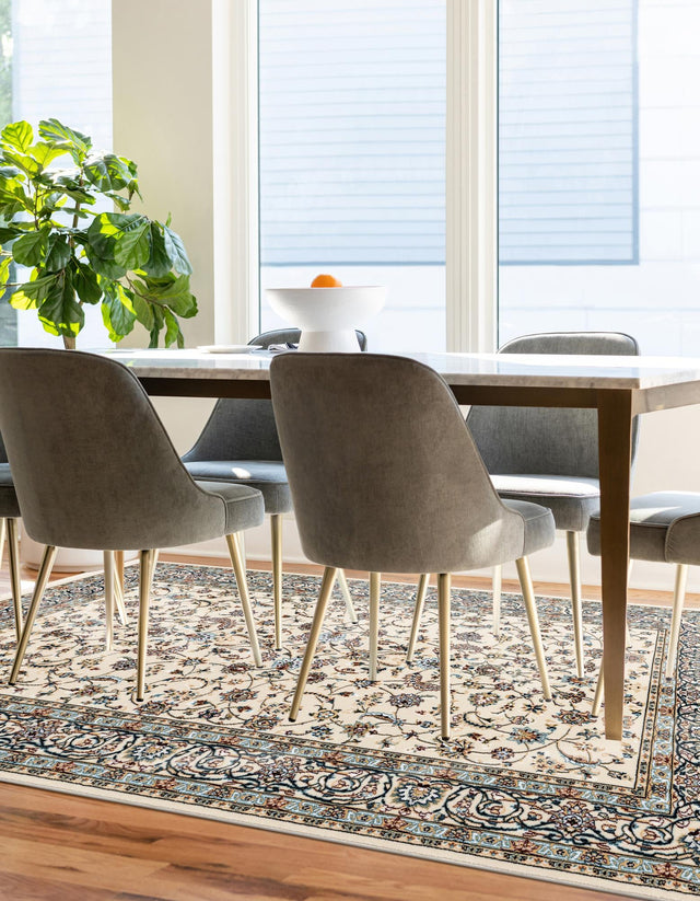 Ivory 3' 1 x 5' 3 Narenj Rectangle Area Rug 85% Polypropylene & 15% Polyester Traditional Classic Carpet for Living, Dining, Bedrooms, Office for Sale at Rug Engine