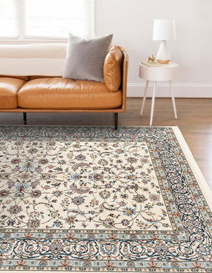 Ivory 3' 1 x 5' 3 Narenj Rectangle Area Rug 85% Polypropylene & 15% Polyester Traditional Classic Carpet for Living, Dining, Bedrooms, Office for Sale at Rug Engine