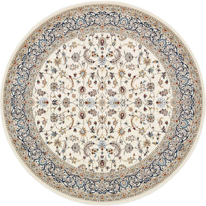 Ivory 10' x 10' Narenj Round Rug
