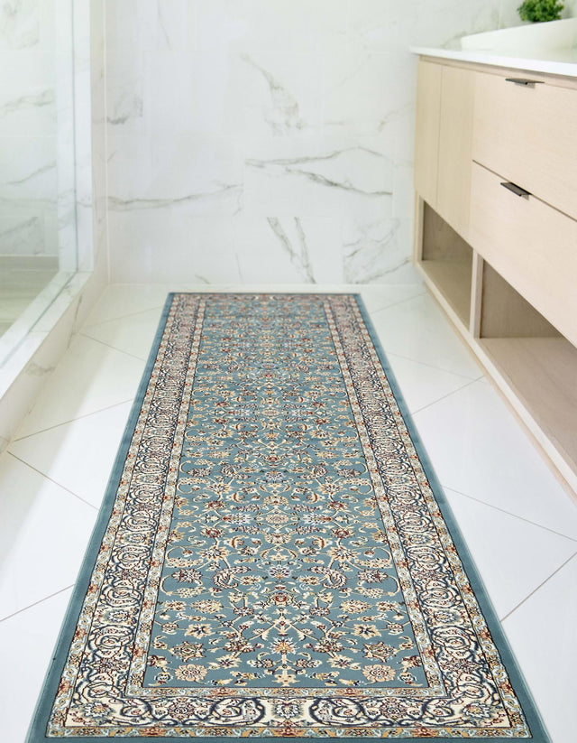 Blue 3' x 13' 1 Narenj Runner Rug