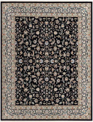 Navy Blue 8' x 10' Narenj Rectangle Rug