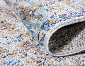 Light Blue 2' 2 x 7' Augustus Runner Rug