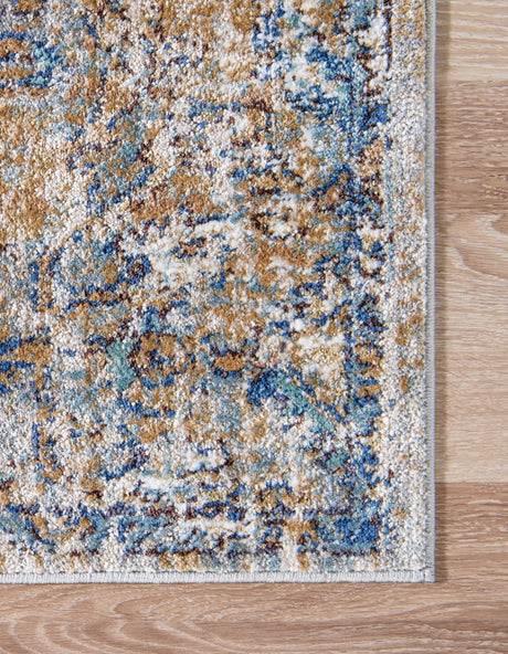 Light Blue 2' 2 x 6' 9 Augustus Runner Area Rug 70% Polypropylene & 30% Polyester With Cotton Backing Easy Clean Home Decor Carpet for Sale at Rug Engine
