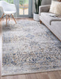 Cream 5' 1 x 8' Augustus Rectangle Rug