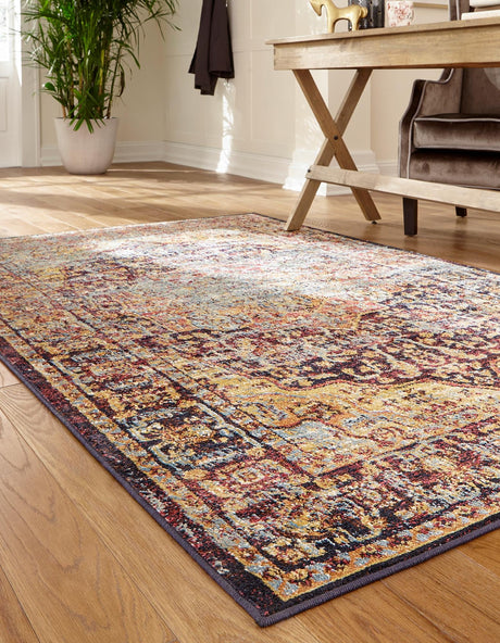 Rust Red 9' x 12' 2 Augustus Rectangle Area Rug 70% Polypropylene & 30% Polyester With Cotton Backing Easy Clean Home Decor Carpet for Sale at Rug Engine