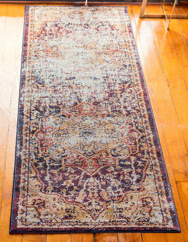 Rust Red 2' 2 x 6' 9 Augustus Runner Area Rug 70% Polypropylene & 30% Polyester With Cotton Backing Easy Clean Home Decor Carpet for Sale at Rug Engine