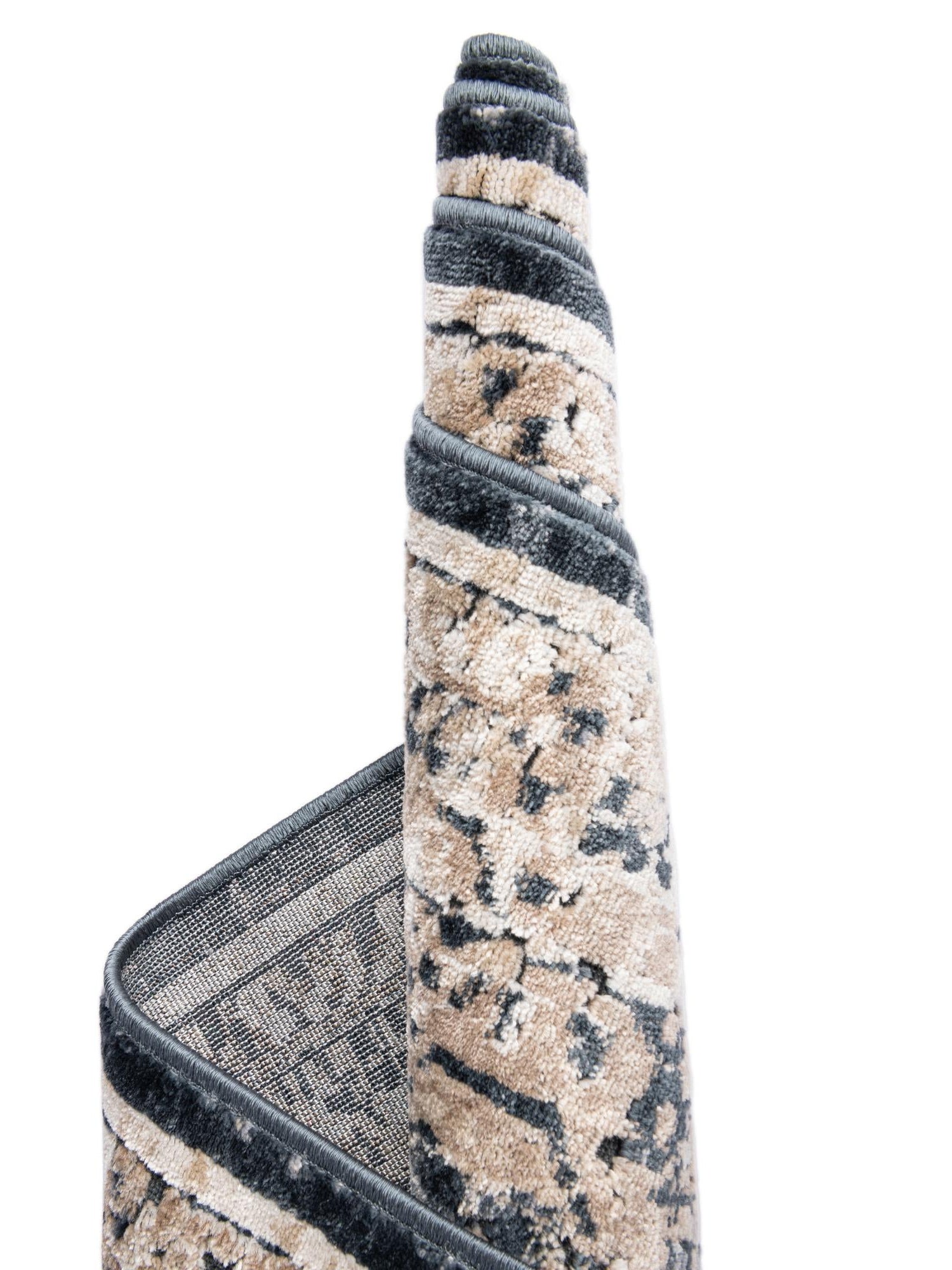 Dark Blue 2' 7 x 12' Chateau Runner Area Rug 85% Polypropylene & 15% Chenille With Cotton Backing Traditional Vintage Distressed Carpet for Classical Interior Design Decorating for Sale at Rug Engine