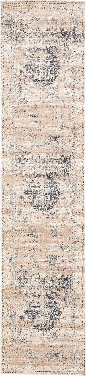 Dark Blue 3' x 13' 1 Chateau Runner Rug