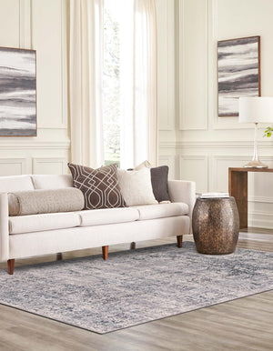 Blue Gray 10' x 14' 5 Chateau Rectangle Rug