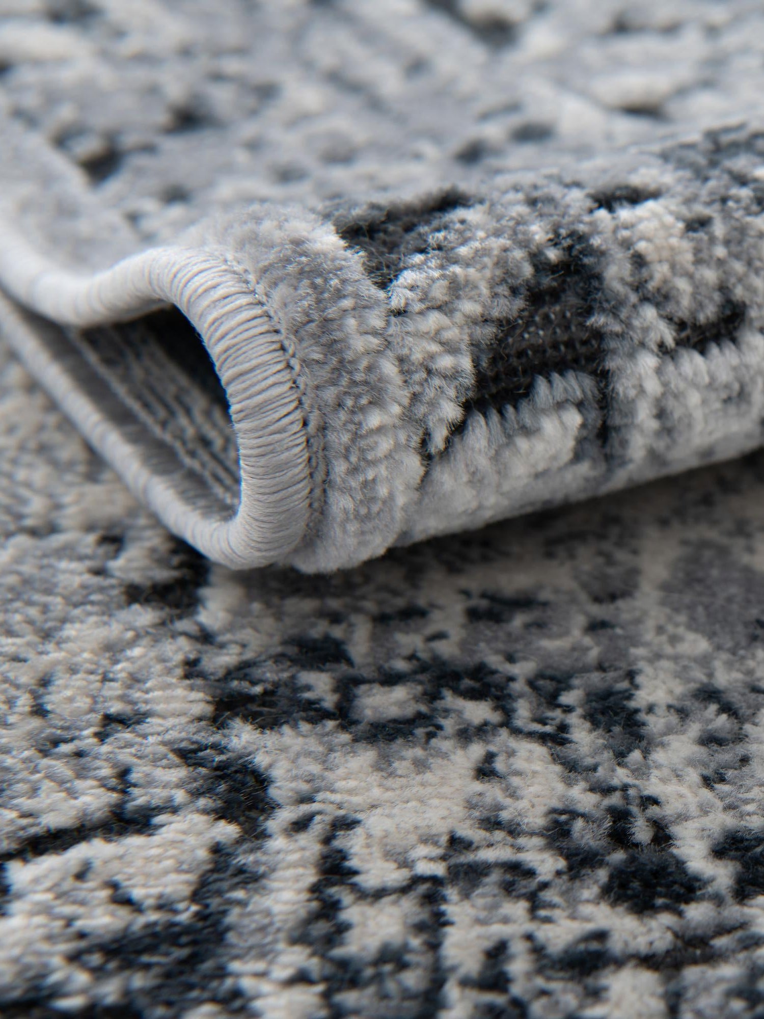 Blue Gray 2' x 6' 9 Chateau Runner Area Rug 85% Polypropylene & 15% Chenille With Cotton Backing Traditional Vintage Distressed Carpet for Classical Interior Design Decorating for Sale at Rug Engine