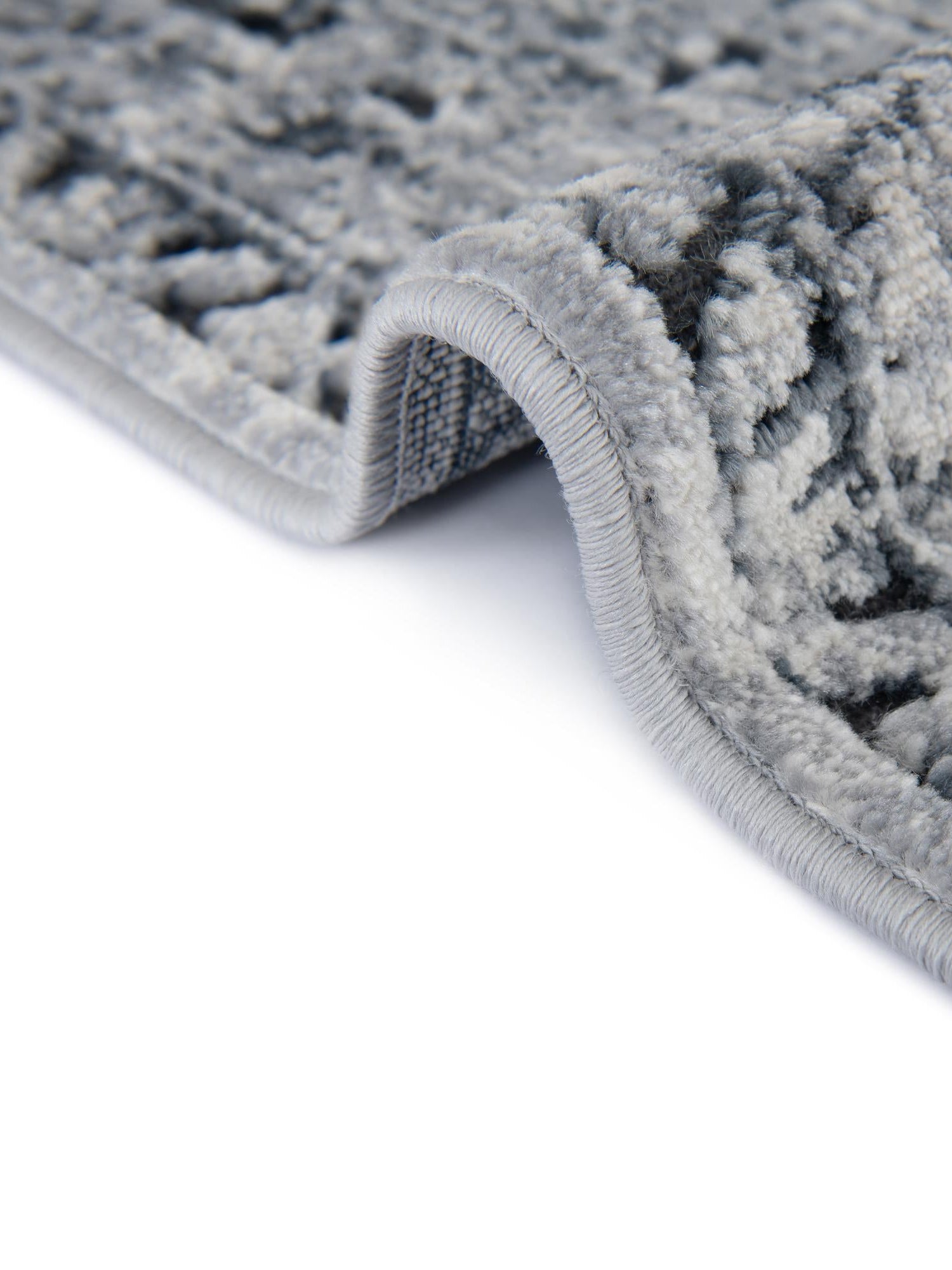 Blue Gray 2' 7 x 10' Chateau Runner Area Rug 85% Polypropylene & 15% Chenille With Cotton Backing Traditional Vintage Distressed Carpet for Classical Interior Design Decorating for Sale at Rug Engine