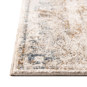 Blue Cream 5' 1 x 8' Chateau Rectangle Rug