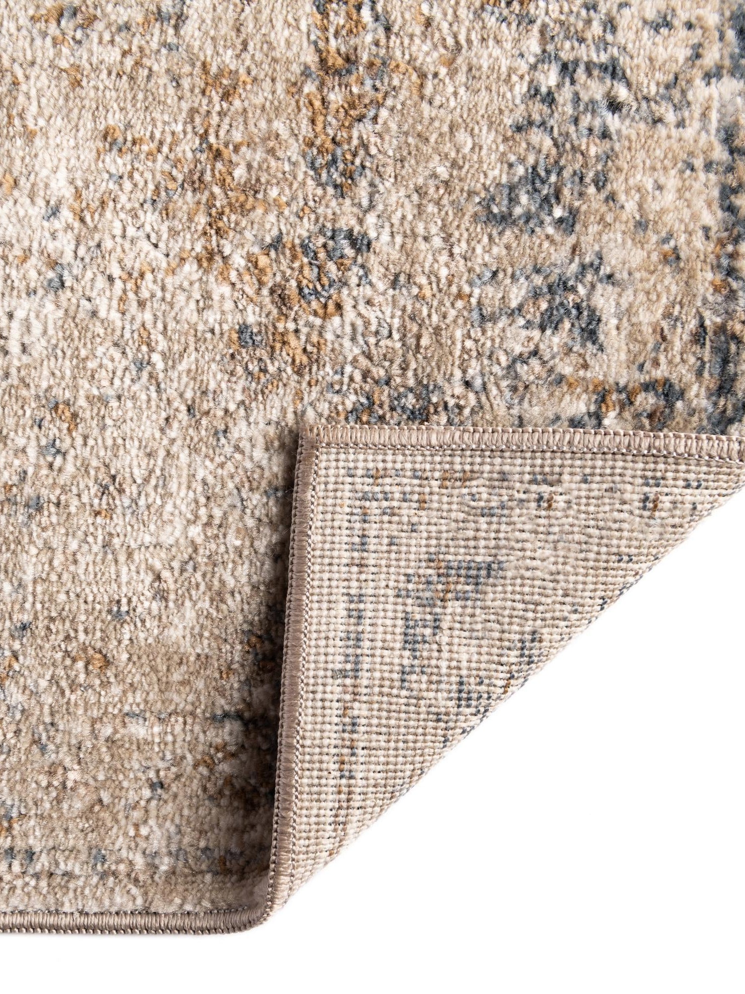 Blue Cream 3' 1 x 5' 3 Chateau Rectangle Area Rug 85% Polypropylene & 15% Chenille With Cotton Backing Traditional Vintage Distressed Carpet for Classical Interior Design Decorating for Sale at Rug Engine