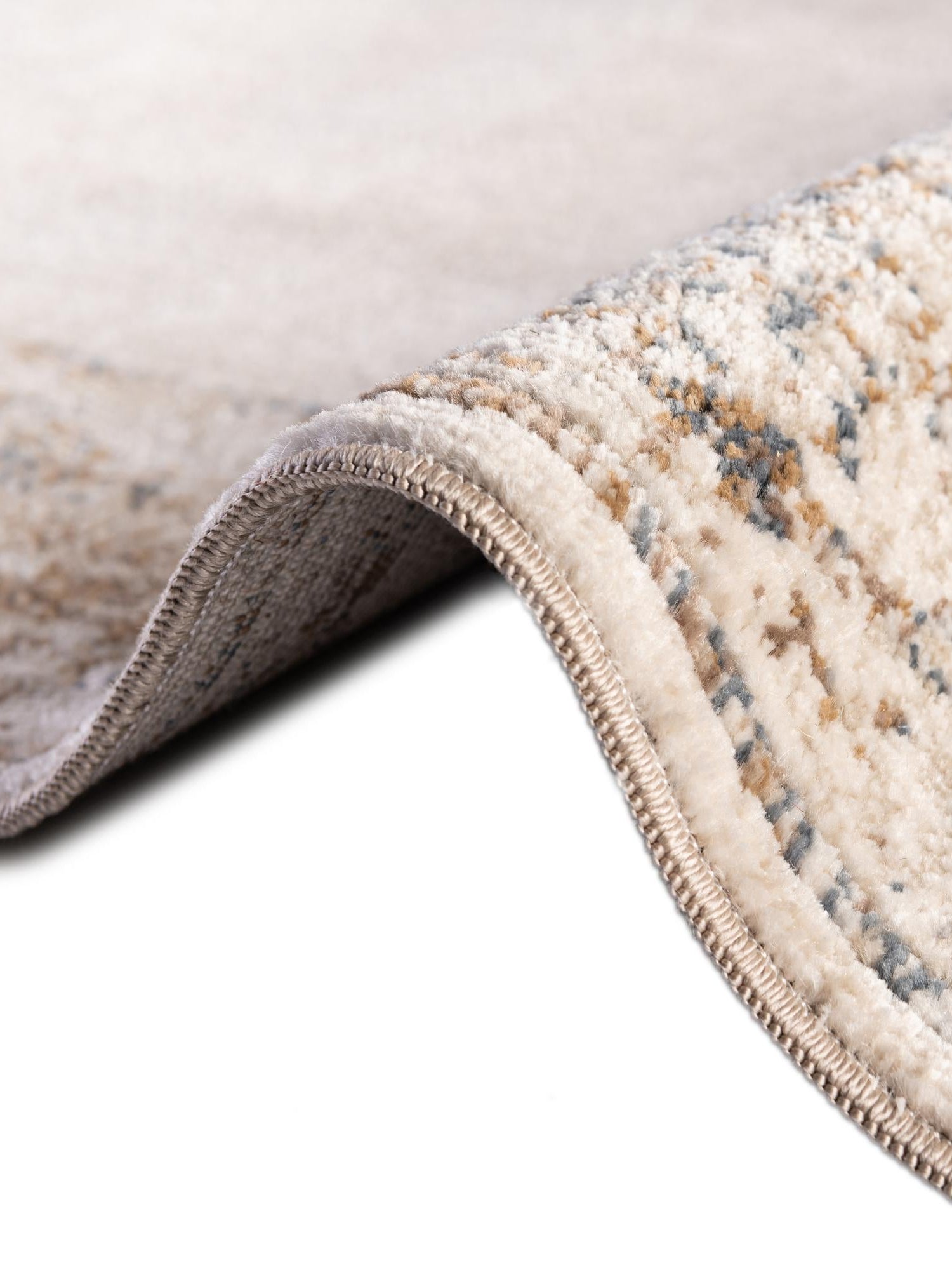 Blue Cream 10' x 13' 1 Chateau Rectangle Area Rug 85% Polypropylene & 15% Chenille With Cotton Backing Traditional Vintage Distressed Carpet for Classical Interior Design Decorating for Sale at Rug Engine