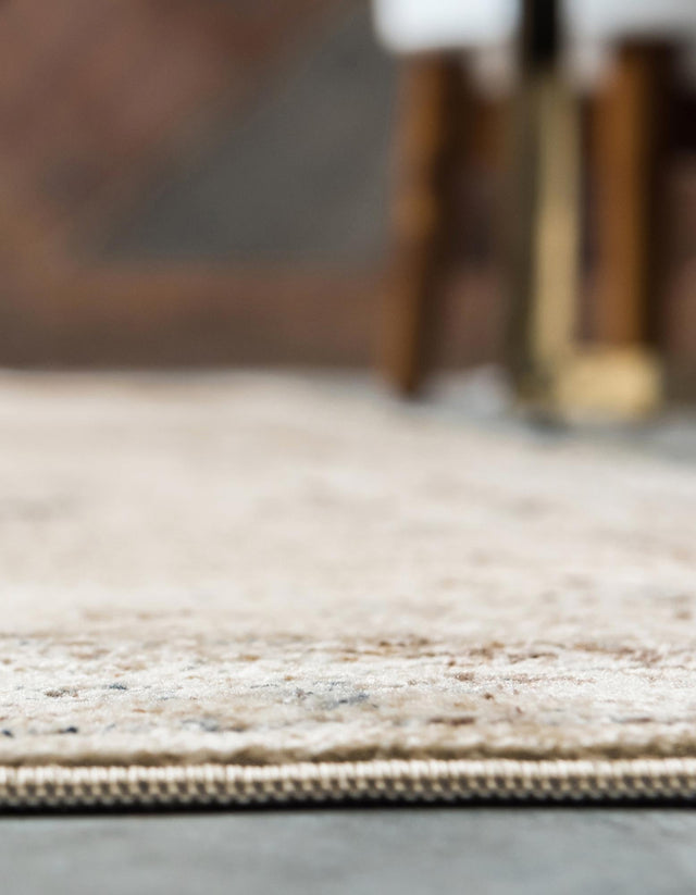 Blue Cream 2' x 6' 9 Chateau Runner Area Rug 85% Polypropylene & 15% Chenille With Cotton Backing Traditional Vintage Distressed Carpet for Classical Interior Design Decorating for Sale at Rug Engine