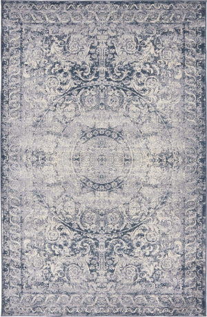 Dark Blue 4' 1 x 6' 1 Chateau Rectangle Rug