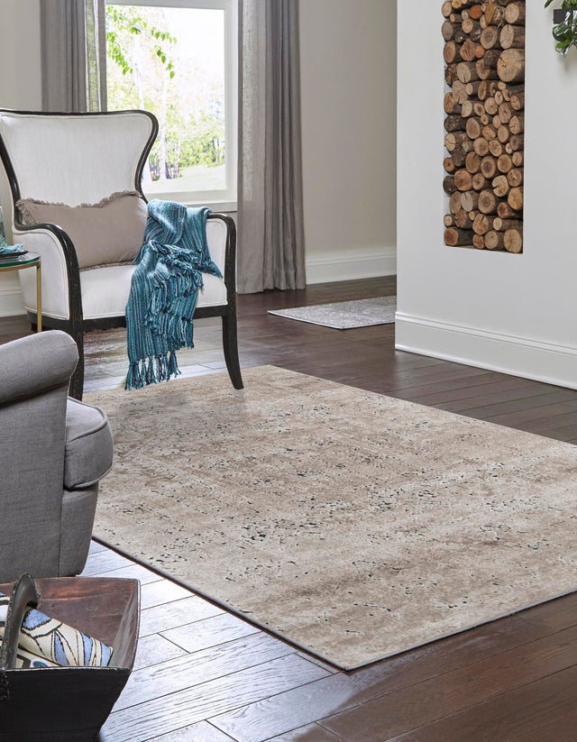 Beige 2' x 3' 1 Chateau Rectangle Area Rug 85% Polypropylene & 15% Chenille With Cotton Backing Traditional Vintage Distressed Carpet for Classical Interior Design Decorating for Sale at Rug Engine