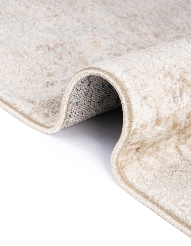 Beige 3' 1 x 5' 3 Chateau Rectangle Area Rug 85% Polypropylene & 15% Chenille With Cotton Backing Traditional Vintage Distressed Carpet for Classical Interior Design Decorating for Sale at Rug Engine