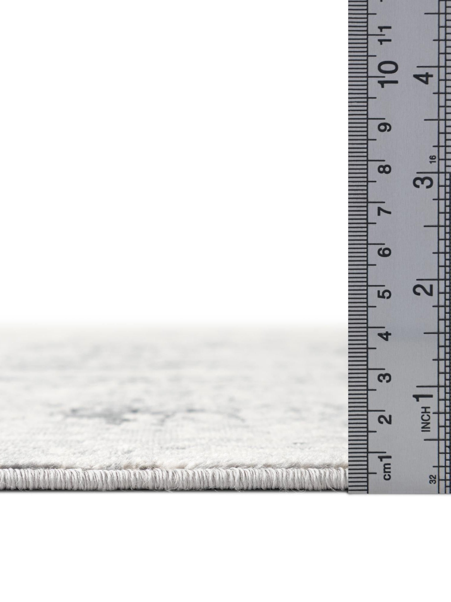 Gray 7' 10 x 7' 10 Chateau Round Area Rug 85% Polypropylene & 15% Chenille With Cotton Backing Traditional Vintage Distressed Carpet for Classical Interior Design Decorating for Sale at Rug Engine