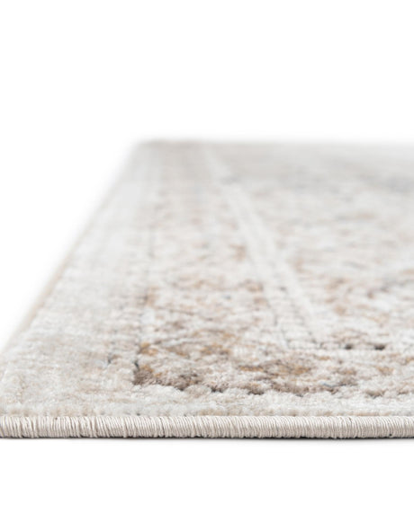Beige 6' 1 x 9' Chateau Rectangle Area Rug 85% Polypropylene & 15% Chenille With Cotton Backing Traditional Vintage Distressed Carpet for Classical Interior Design Decorating for Sale at Rug Engine
