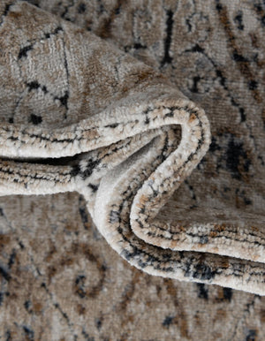 Beige 4' 1 x 6' 1 Chateau Rectangle Area Rug 85% Polypropylene & 15% Chenille With Cotton Backing Traditional Vintage Distressed Carpet for Classical Interior Design Decorating for Sale at Rug Engine