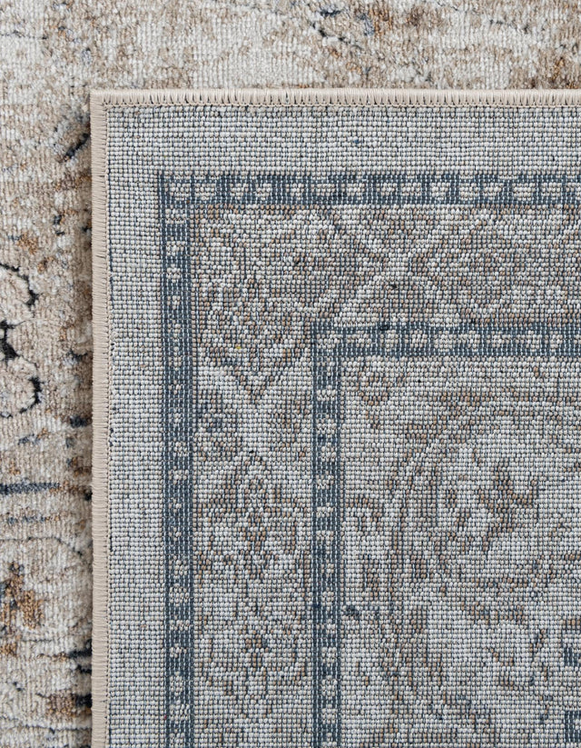 Beige 6' 1 x 9' Chateau Rectangle Area Rug 85% Polypropylene & 15% Chenille With Cotton Backing Traditional Vintage Distressed Carpet for Classical Interior Design Decorating for Sale at Rug Engine