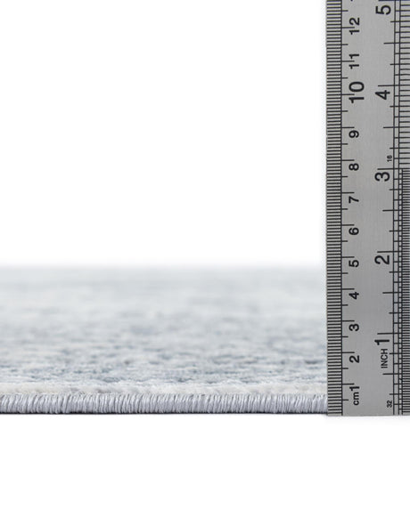 Dark Blue 2' x 6' 9 Chateau Runner Area Rug 85% Polypropylene & 15% Chenille With Cotton Backing Traditional Vintage Distressed Carpet for Classical Interior Design Decorating for Sale at Rug Engine