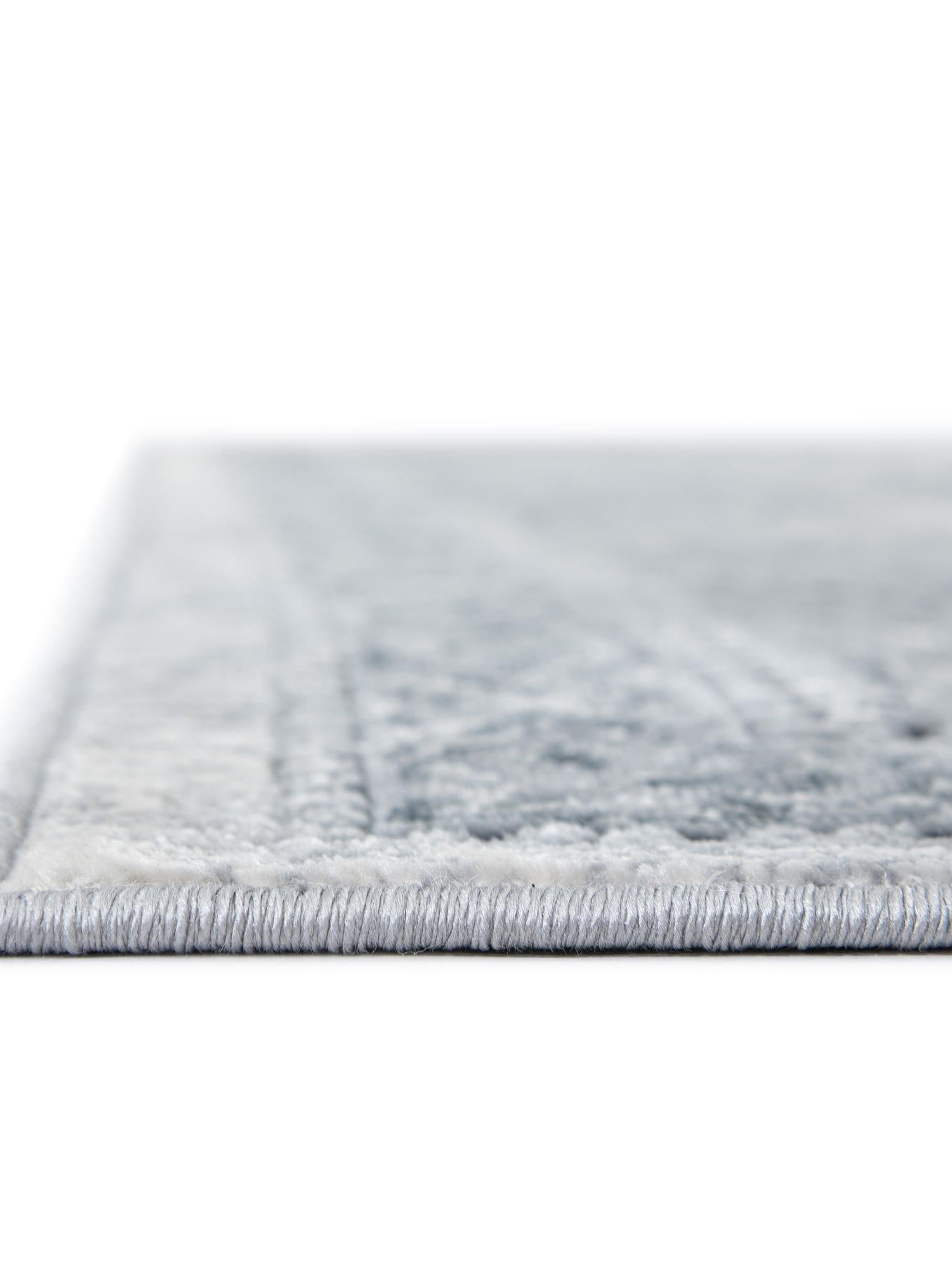 Dark Blue 3' 1 x 13' 1 Chateau Runner Area Rug 85% Polypropylene & 15% Chenille With Cotton Backing Traditional Vintage Distressed Carpet for Classical Interior Design Decorating for Sale at Rug Engine