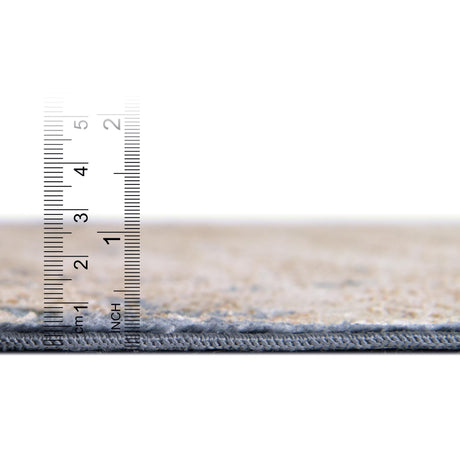 Cream 9' x 12' Chateau Rectangle Area Rug 85% Polypropylene & 15% Chenille With Cotton Backing Traditional Vintage Distressed Carpet for Classical Interior Design Decorating for Sale at Rug Engine