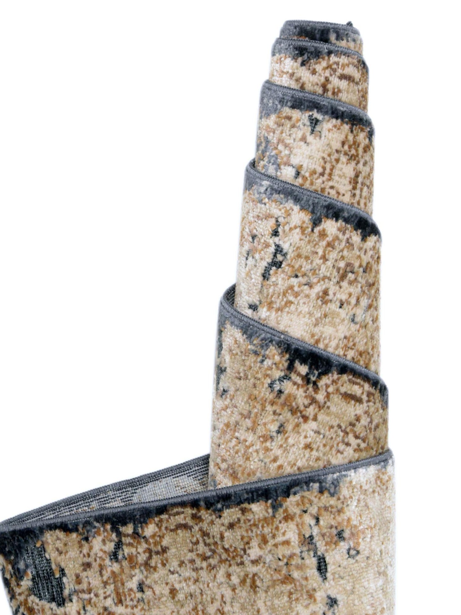 Cream 10' x 14' 5 Chateau Rectangle Area Rug 85% Polypropylene & 15% Chenille With Cotton Backing Traditional Vintage Distressed Carpet for Classical Interior Design Decorating for Sale at Rug Engine