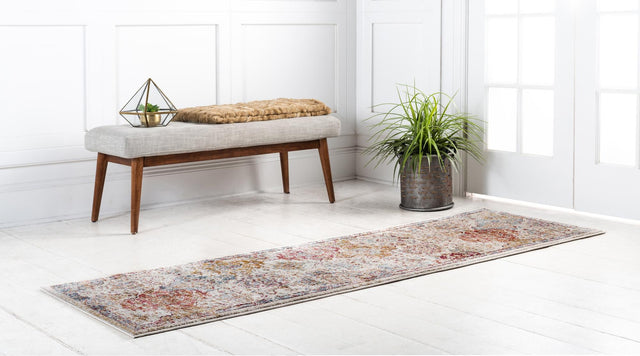 Beige 2' 7 x 12' 2 Augustus Runner Area Rug 70% Polypropylene & 30% Polyester With Cotton Backing Easy Clean Home Decor Carpet for Sale at Rug Engine