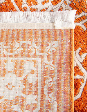 Terracotta 5' 3 x 5' 3 New Classical Square Area Rug 70% Polypropylene & 30% Polyester Traditional Vintage Distressed Carpet for Interior Design Home Decor for Sale at Rug Engine