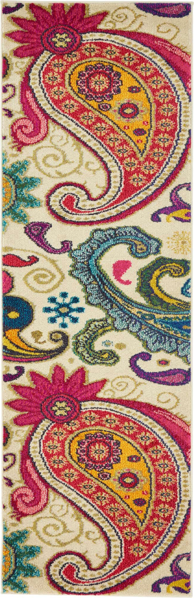 Cream 2' 2 x 7' Estrella Runner Rug