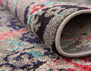 Navy Blue 2' 7 x 10' Sedona Runner Area Rug