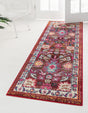 Multicolor 3' x 10' Medici Runner Rug