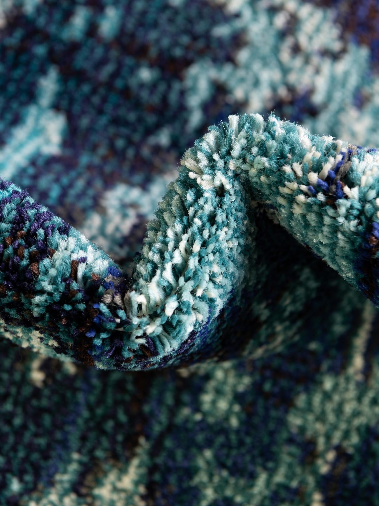 Blue 2' 7 x 10' Medici Runner Area Rug 100% Polypropylene Traditional Vintage Classic Carpet for Home Interior Design Decor for Sale at Rug Engine