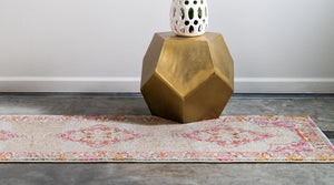 Light Blue 2' 7 x 10' Medici Runner Area Rug 100% Polypropylene Traditional Vintage Classic Carpet for Home Interior Design Decor for Sale at Rug Engine