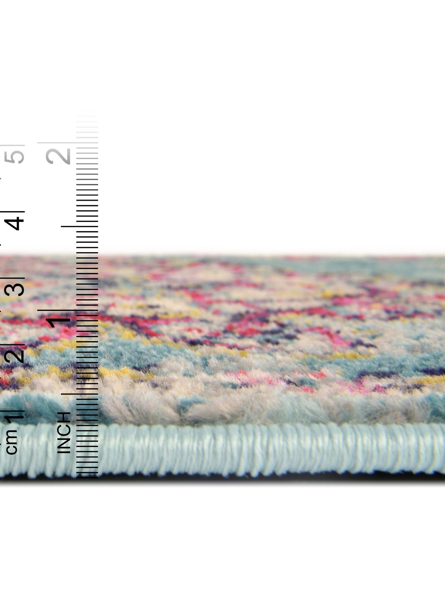 Light Blue 2' 7 x 10' Medici Runner Area Rug 100% Polypropylene Traditional Vintage Classic Carpet for Home Interior Design Decor for Sale at Rug Engine