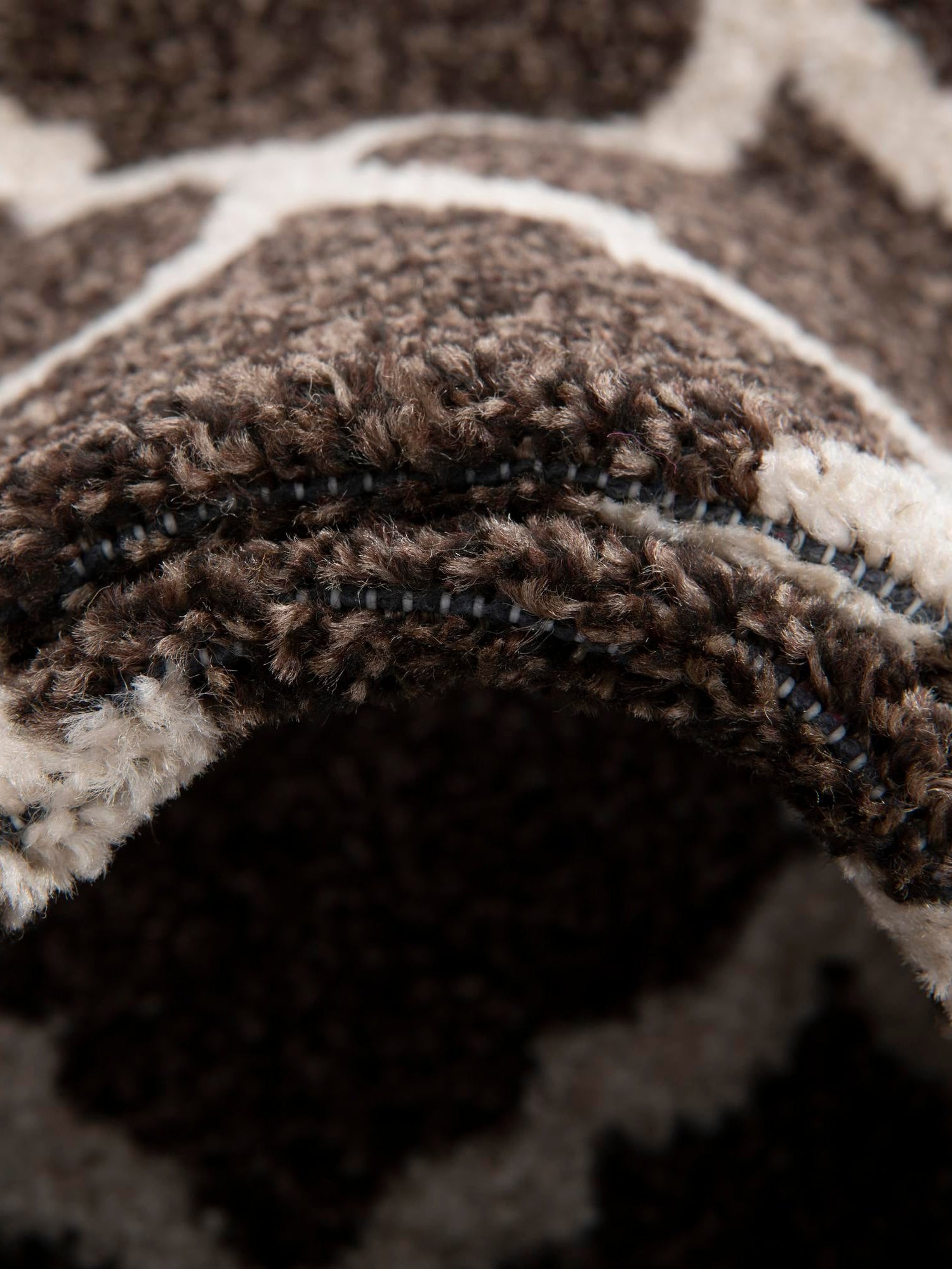 Chocolate Brown 10' x 10' Trellis Square Area Rug