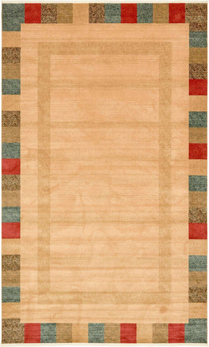 Beige 10' 6 x 16' 5 Fars Rectangle Area Rug 100% Polypropylene Unique Traditional Carpet for Classical Living, Dining Room & Office Spaces for Sale at Rug Engine